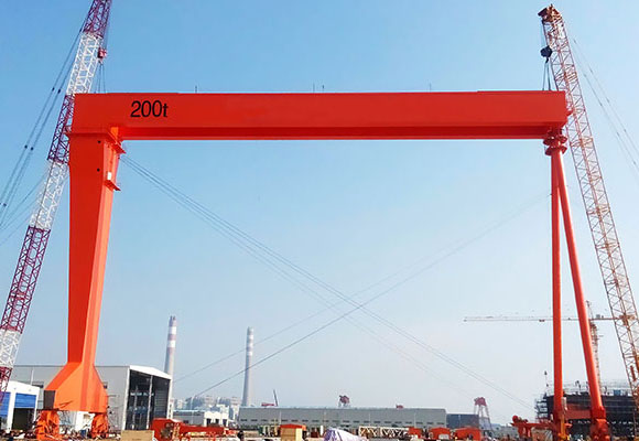 Double Girder Gantry Crane untuk Pembuatan Kapal