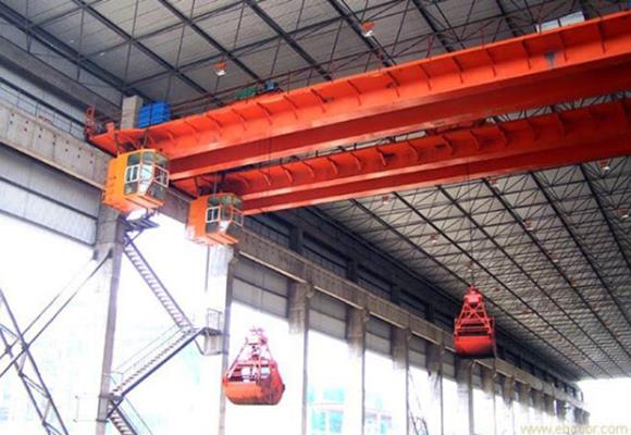 Double Girder Overhead Crane dengan Grab