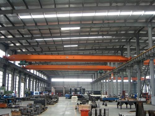 Kecepatan Tinggi Single Girder Overhead High Up Crane