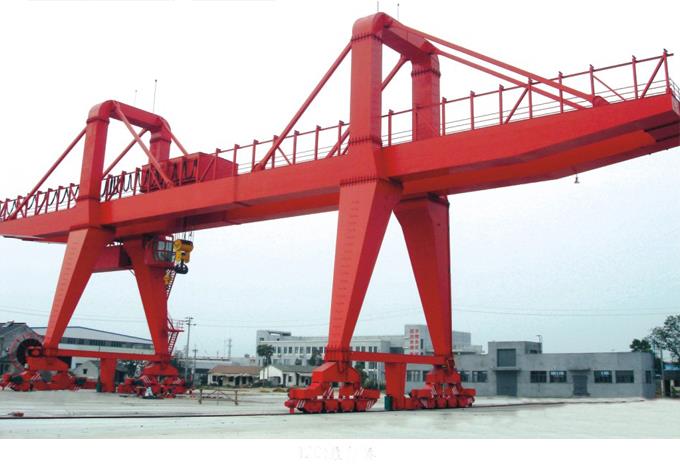 MG Double Girder Gantry Crane 40 Ton untuk angkat berat