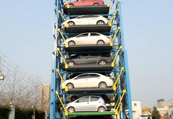 Sistem Parkir Mobil Vertikal